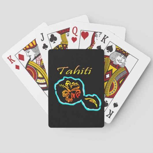 TAHITI SPIELKARTEN (Rückseite)