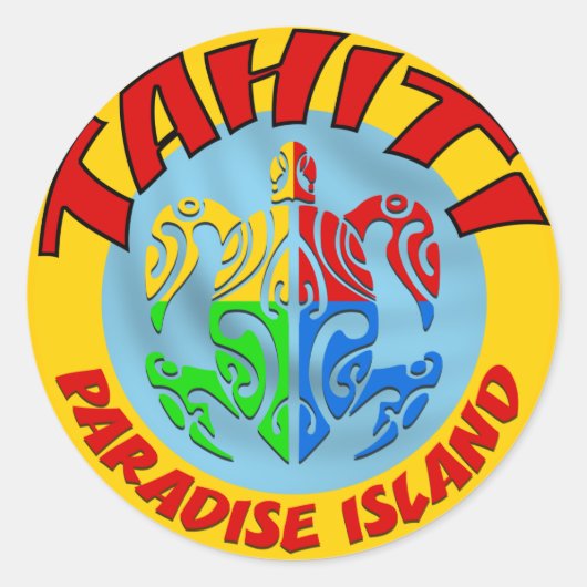 Tahiti Sticker (Vorderseite)