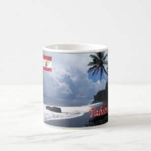 Tahiti - Strand - Französisch-Polynesien - Kaffeetasse