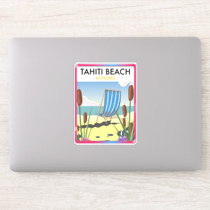 Tahiti Strand St Tropez Aufkleber