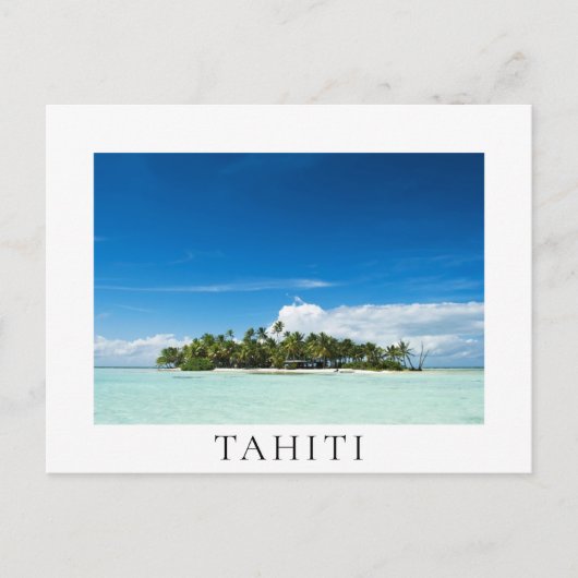 Tahiti, tropical island in the pacific postkarte (Vorderseite)