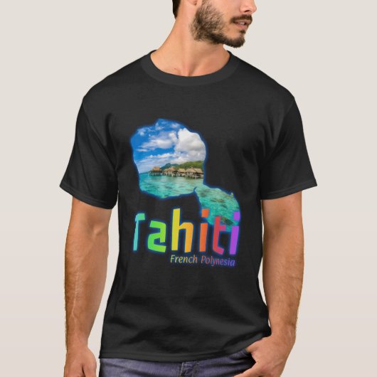 Tahiti Tropical Product Tahiti French Polynesia T-Shirt (Vorderseite)