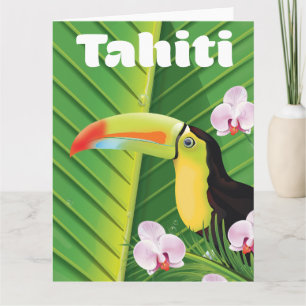 Tahiti-Tukan-Reise Druck Karte
