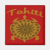 Tahiti Turtle Magnet (Vorne)