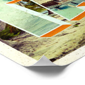 Tahiti Vintag Foto Postkarte Poster (Ecke)