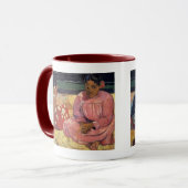 "Tahitian Frauen auf der Strand-" - Paul- Tasse (Vorderseite Links)