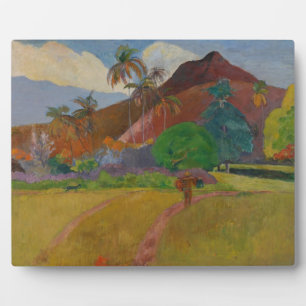 Tahitian Landscape, 1891 (Oil on canvas) Fotoplatte