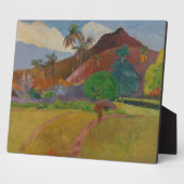 Tahitian Landscape, 1891 (Oil on canvas) Fotoplatte (Seite)