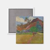 Tahitian Landscape, 1891 (Oil on canvas) Magnet (Vorderseite/Rückseite)