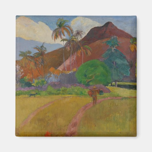 Tahitian Landscape, 1891 (Oil on canvas) Magnet (Vorne)
