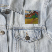 Tahitian Landschaft, 1891 (Öl auf Leinwand) Button (Beispiel)