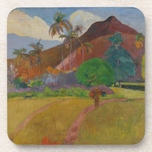 Tahitian Landschaft, 1891 (Öl auf Leinwand) Untersetzer