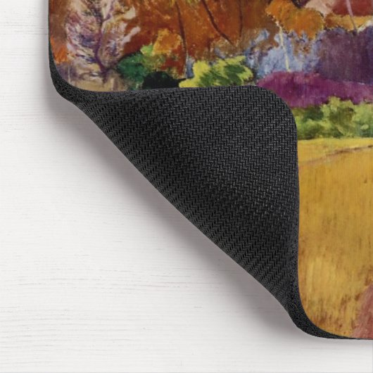 Tahitian Landschaft durch Paul Gaugin Mousepad (Ecke)