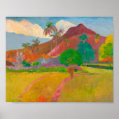 Tahitian Landschaft Paul Gauguin Post-Impressionis Poster (Vorne)