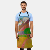 Tahitian Landschaft Paul Gauguin Post-Impressionis Schürze (Getragen)