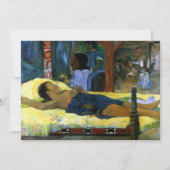 Tahitian Nativity Szene Gauguin farbenfrohe Kunstf Ankündigung (Vorderseite)