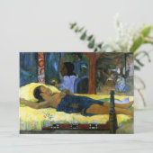 Tahitian Nativity Szene Gauguin farbenfrohe Kunstf Ankündigung (Stehend Vorderseite)