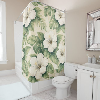 Tahitian Orchids Shower Curtain Duschvorhang