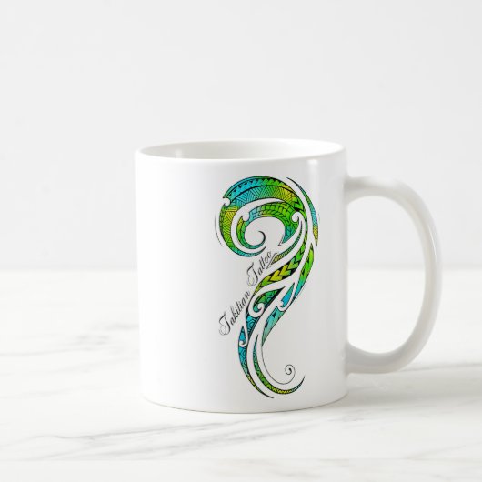 Tahitian Tattoo - Hawaiian Tattoo Graphic _1 Kaffeetasse (Rechts)