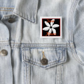 Tahitian Tiare Blume Button (Beispiel)