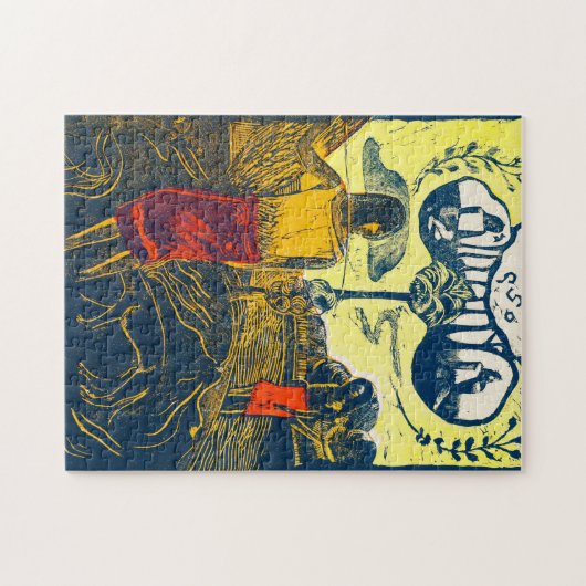 Tahitian Women and Dog, Gauguin Puzzle (Horizontal)