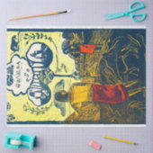 Tahitian Women and Dog, Gauguin Seidenpapier (Basteln)