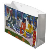 Tahitian Women, Gauguin Große Geschenktüte (Rückseite Schrägansicht)