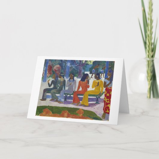 Tahitian Women, Gauguin Karte (Vorderseite)