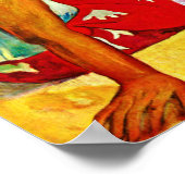 Tahitian Women, Gauguin Poster (Ecke)