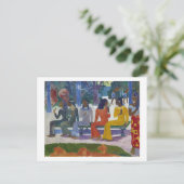 Tahitian Women, Gauguin Postkarte (Stehend Vorderseite)
