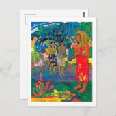 Tahitian Women, Gauguin Postkarte (Vorne/Hinten)