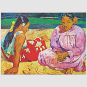 Tahitian Women, Gauguin Seidenpapier