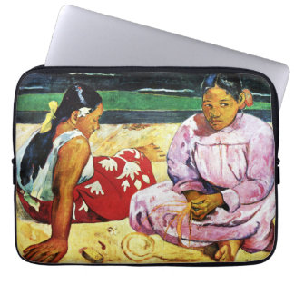 Tahitian Women on the Beach by Paul Gauguin Laptopschutzhülle