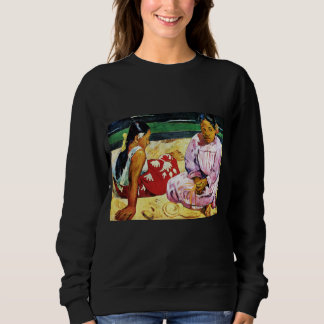 Tahitian Women on the Beach by Paul Gauguin Sweatshirt