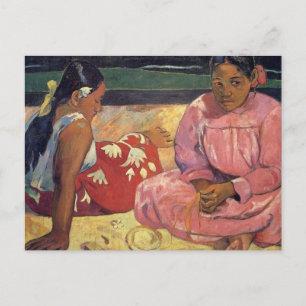 'Tahitianische Frauen am Strand' - Gauguin Postkar Postkarte