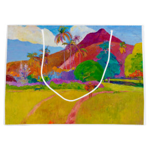 Tahitianische Landschaft, Gauguin Große Geschenktüte