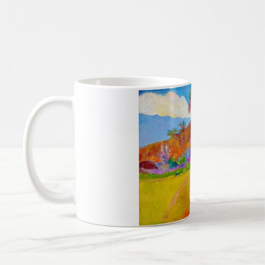 Tahitianische Landschaft, Gauguin Kaffeetasse (Links)