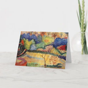 Tahitianische Landschaft - Gauguin Karte
