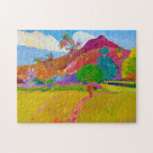 Tahitianische Landschaft, Gauguin Puzzle (Horizontal)
