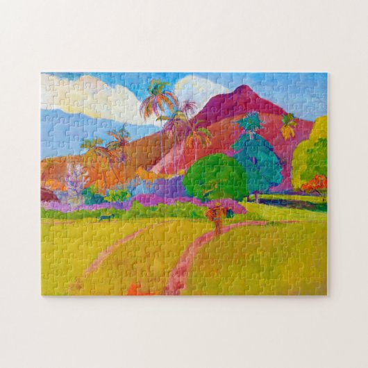 Tahitianische Landschaft, Gauguin Puzzle (Horizontal)