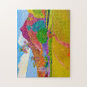 Tahitianische Landschaft, Gauguin Puzzle (Vertikal)