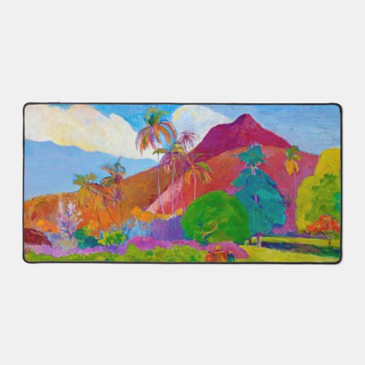 Tahitianische Landschaft, Gauguin Schreibtischunterlage (Vorderseite)