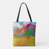 Tahitianische Landschaft, Gauguin Tasche (Rückseite)