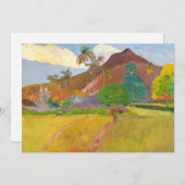 Tahitianische Landschaft | Paul Gauguin (Vorne/Hinten)
