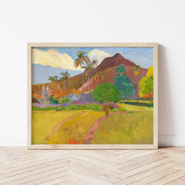 Tahitianische Landschaft | Paul Gauguin Poster