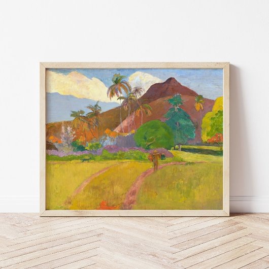Tahitianische Landschaft | Paul Gauguin Poster