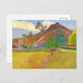 Tahitianische Landschaft | Paul Gauguin Postkarte (Vorne/Hinten)