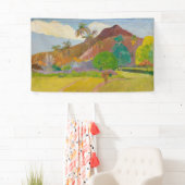Tahitianische Landschaft (von Paul Gaugin) Banner (Insitu)