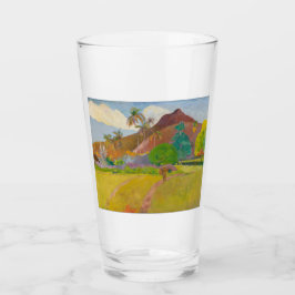 Tahitianische Landschaft (von Paul Gaugin) Glas