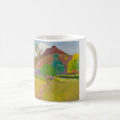 Tahitianische Landschaft (von Paul Gaugin) Kaffeetasse (VorderseiteRechts)